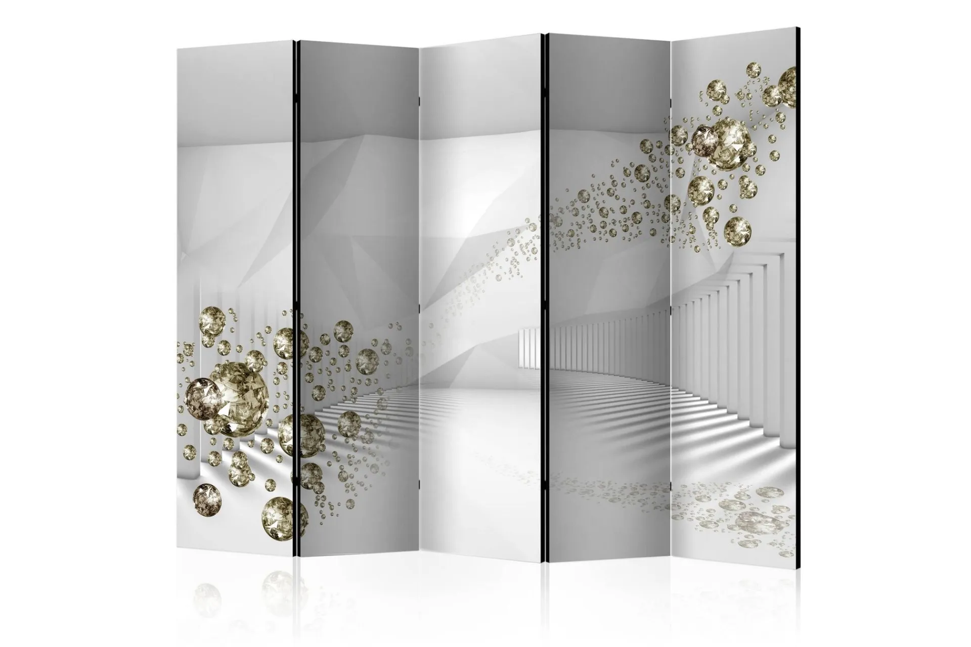 Avskjerming Skrivebord|Bretteskjerm-Romdeler - Corridor of Diamonds II 225x172