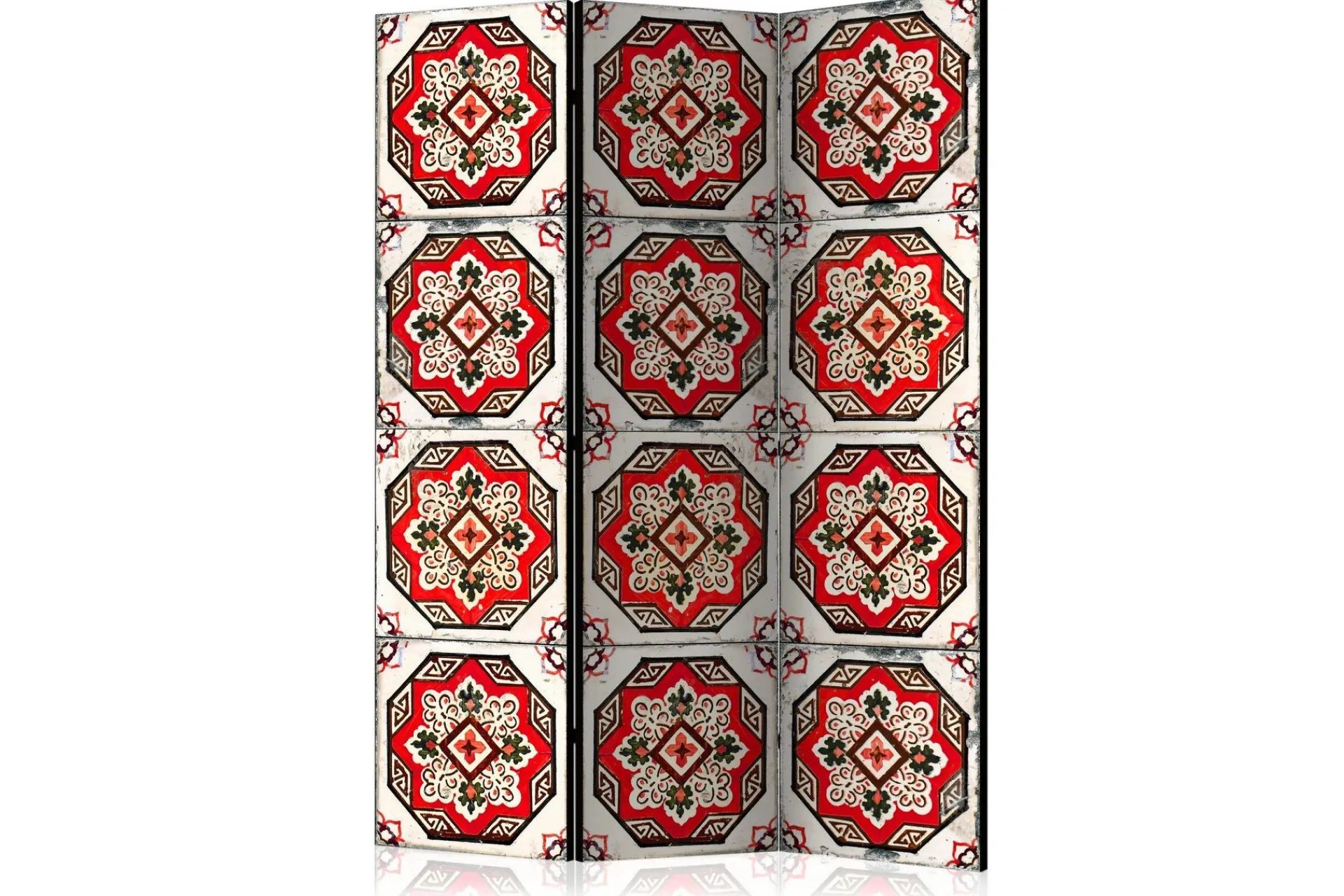 Bretteskjerm-Romdeler Dance of Red Line 113x517 cm