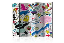 Romdeler Energetic Panda II 222x517 cm