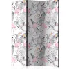 Bretteskjerm-Romdeler Flamingos and Twigs