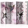 Bretteskjerm-Romdeler Flying Hummingbirds Pink II