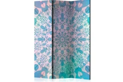 Bretteskjerm-Romdeler Girly Mandala Blue