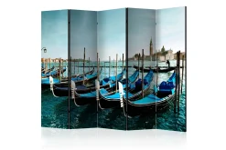 Bretteskjerm-Romdeler Gondolas on the Grand Canal, Venice II