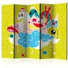 Bretteskjerm-Romdeler Happy Creatures II 222x517 cm