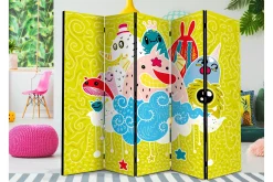 Bretteskjerm-Romdeler Happy Creatures II 222x517 cm