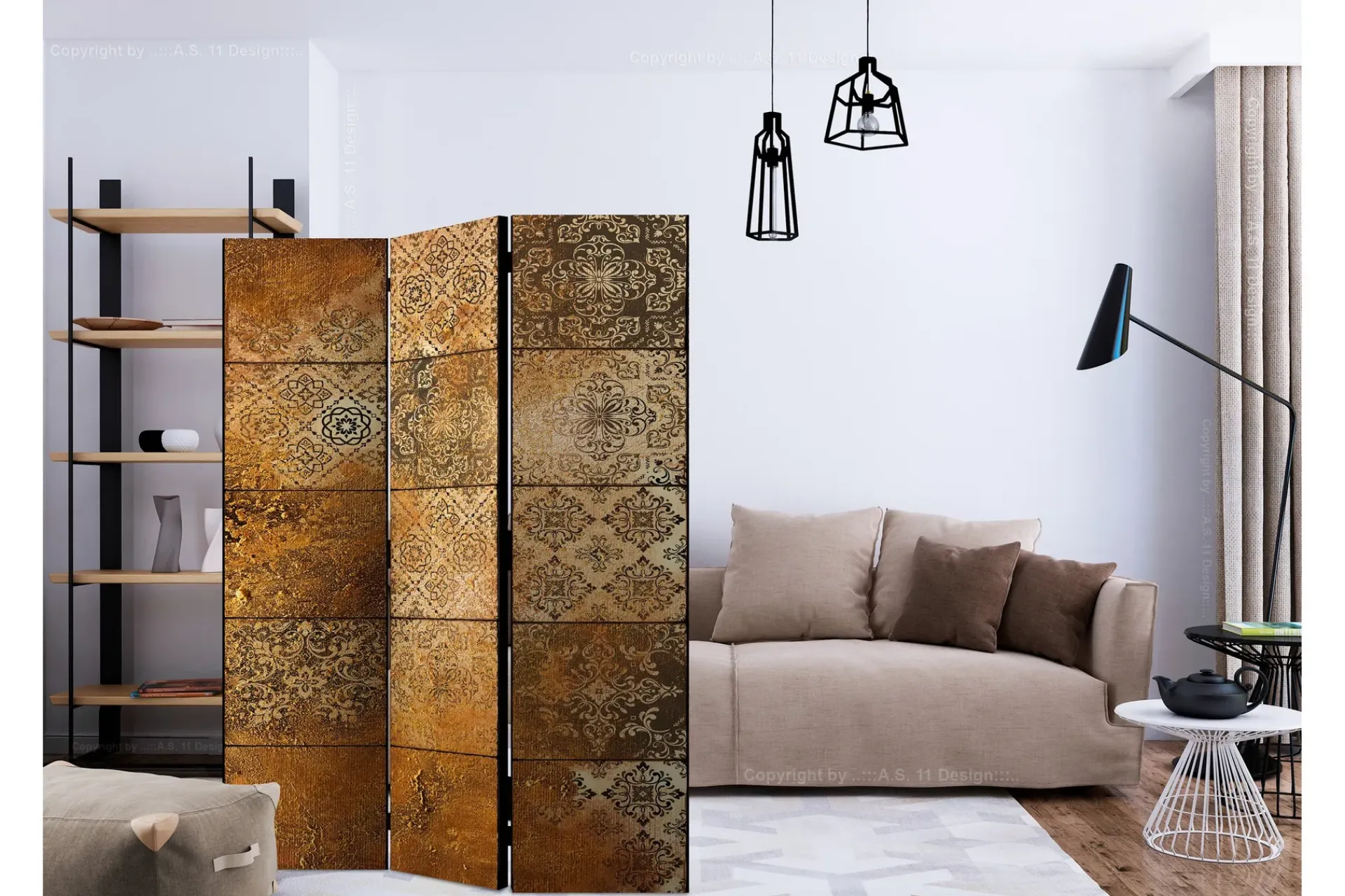 Romdeler - Old Tiles 135x172