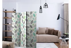 Bretteskjerm-Romdeler Patterned Leaves