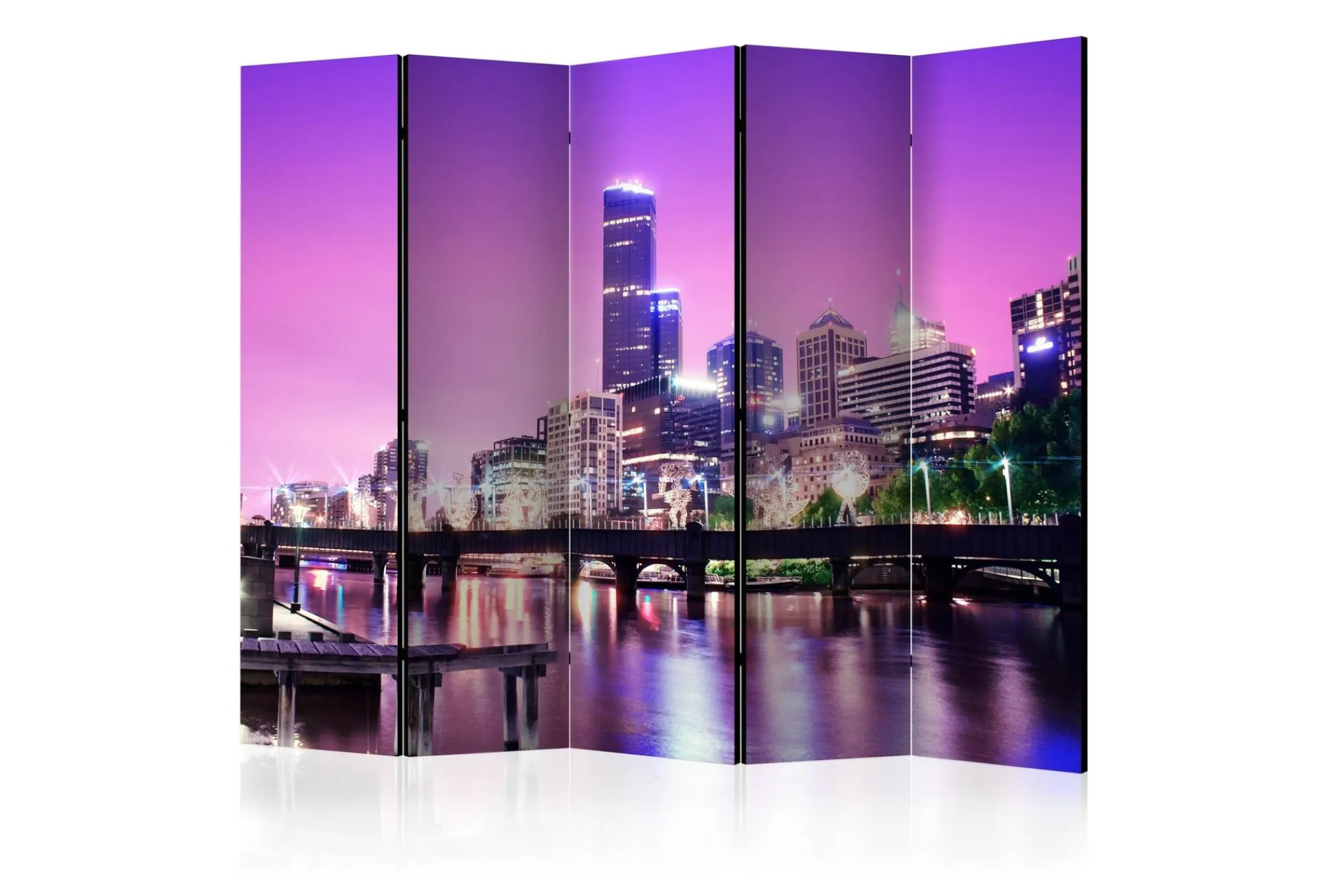 Bretteskjerm-Romdeler Purple Melbourne II