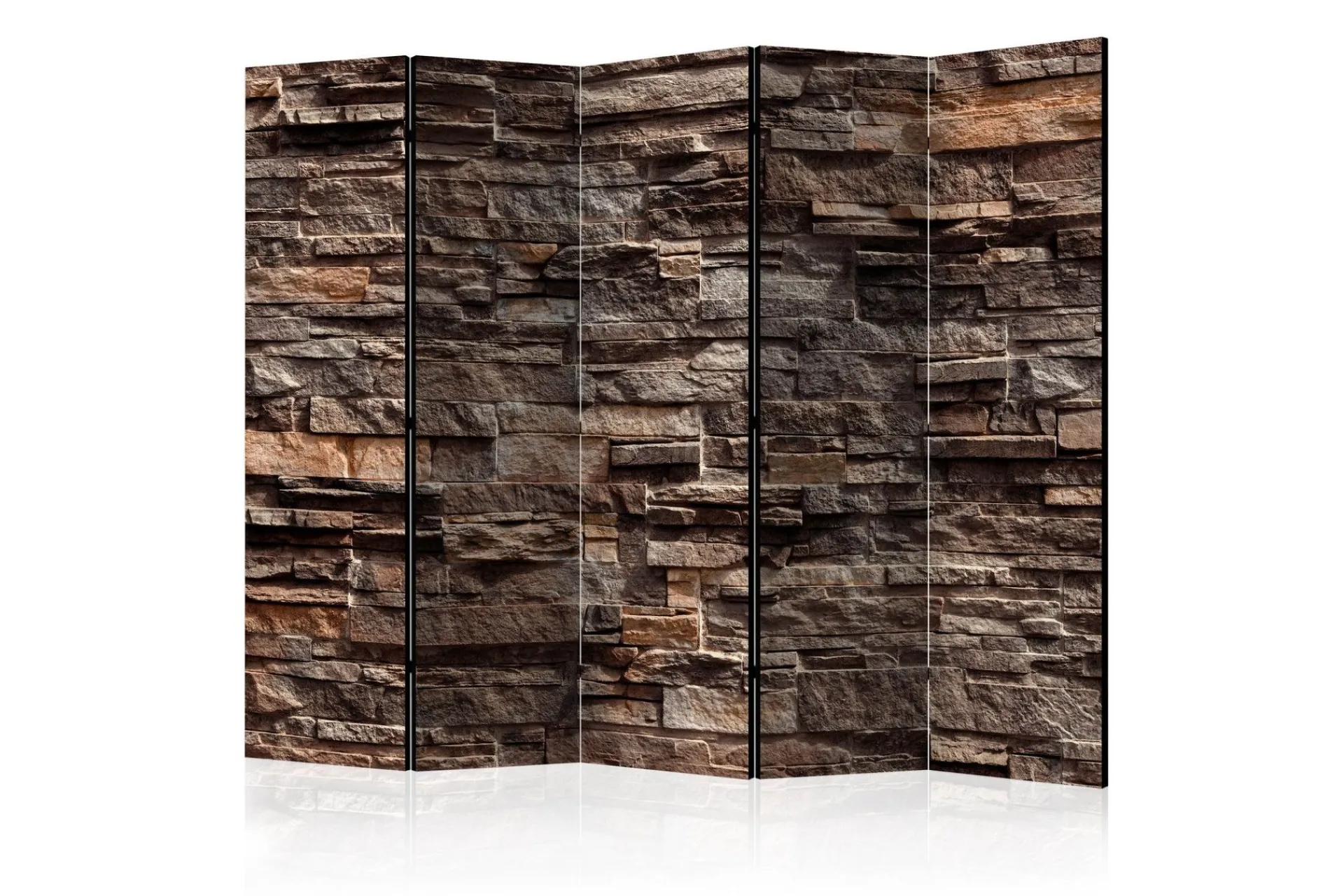 Avskjerming Skrivebord|Bretteskjerm-Romdeler - Stylish Bronze II 225x172
