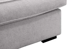 Scandinavian Choice Velour Sofa & Fløyel Sofa|Sofa Med Sjeselong-Rossita Lyx 4-seter Ekstra dyp Sofa med Sjeselong Venstre Grey