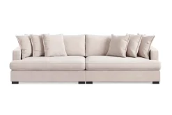 Scandinavian Choice Velour Sofa & Fløyel Sofa-Rossita Lyx 4-seters Ekstra Dyp Sofa i Fløyel Beige