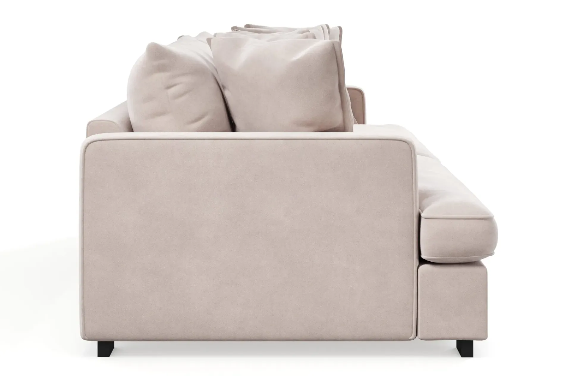 Scandinavian Choice Velour Sofa & Fløyel Sofa-Rossita Lyx 4-seters Ekstra Dyp Sofa i Fløyel Beige