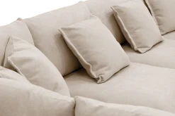Scandinavian Choice Rossita Lyx 5-seters høyrevendt U-formet ekstra dyp sofa med divan og sjeselong i stoff