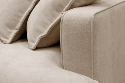 Scandinavian Choice Rossita Lyx 5-seters høyrevendt U-formet ekstra dyp sofa med divan og sjeselong i stoff