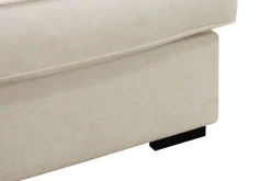 Scandinavian Choice U-Sofa-Rossita Lyx 6-seters høyrevendt U-formet ekstra dyp sofa med divan og sjeselong i stoff Beige