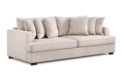Scandinavian Choice Velour Sofa & Fløyel Sofa-Rossita 4-seters Dyp Fløyelssofa Beige