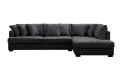 Scandinavian Choice Rossita 4-seters Høyrevendt L-formet Dyp Sjeselongsofa i Chenille
