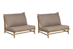 Utelenestoler|Loungestol Ute-Rosthern Utelenestol Lysebrun/Beige