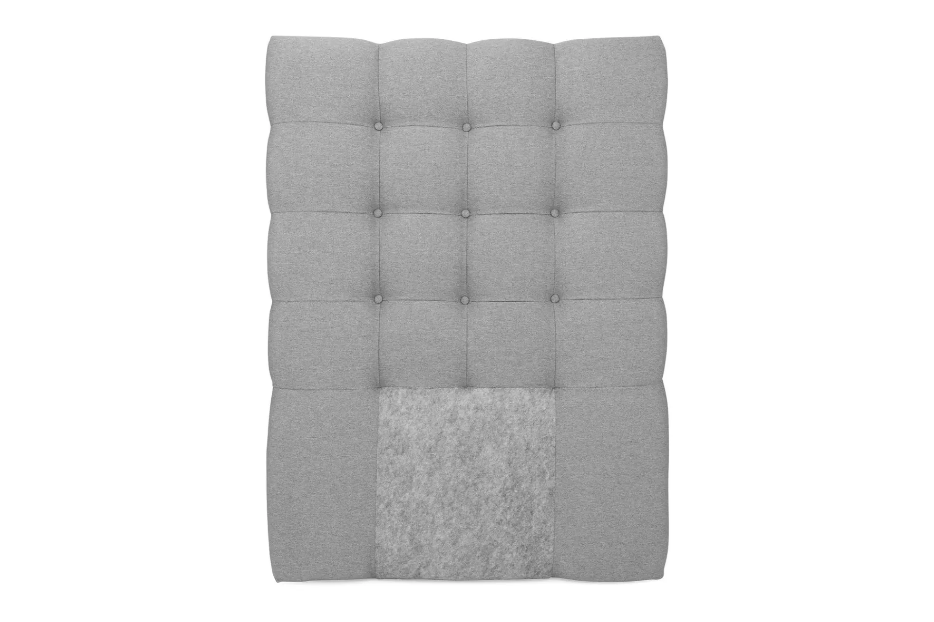 Sengetilbehør & Sengegavl-Royal Sengegavl med Knapper 80 cm Lysegrå