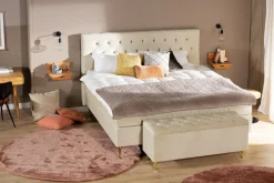 Kontinentalsenger-Royal Velvet Komplett Sengepakke210x210 cm Beige