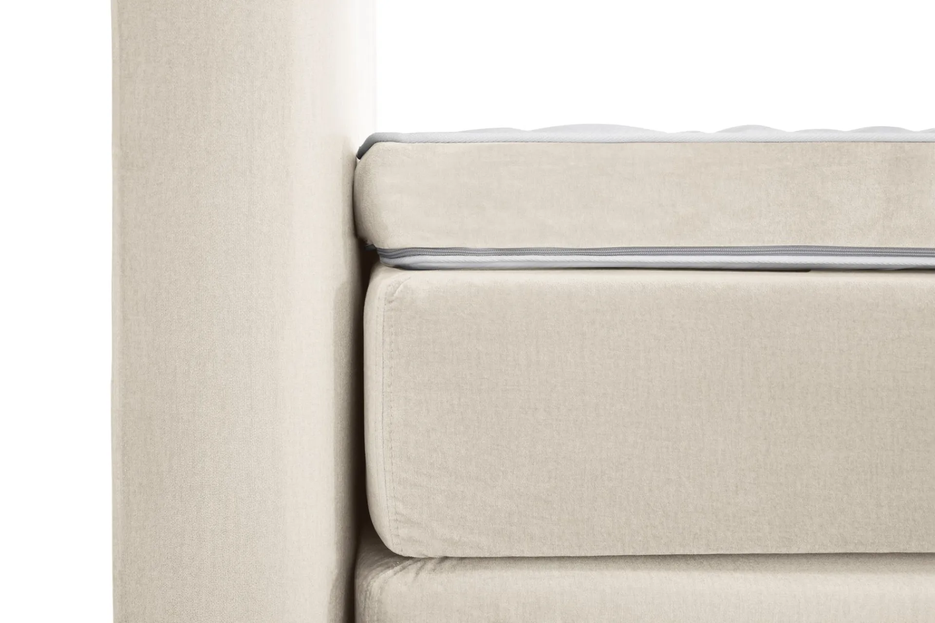 Kontinentalsenger-Royal Velvet Komplett Sengepakke210x210 cm Beige