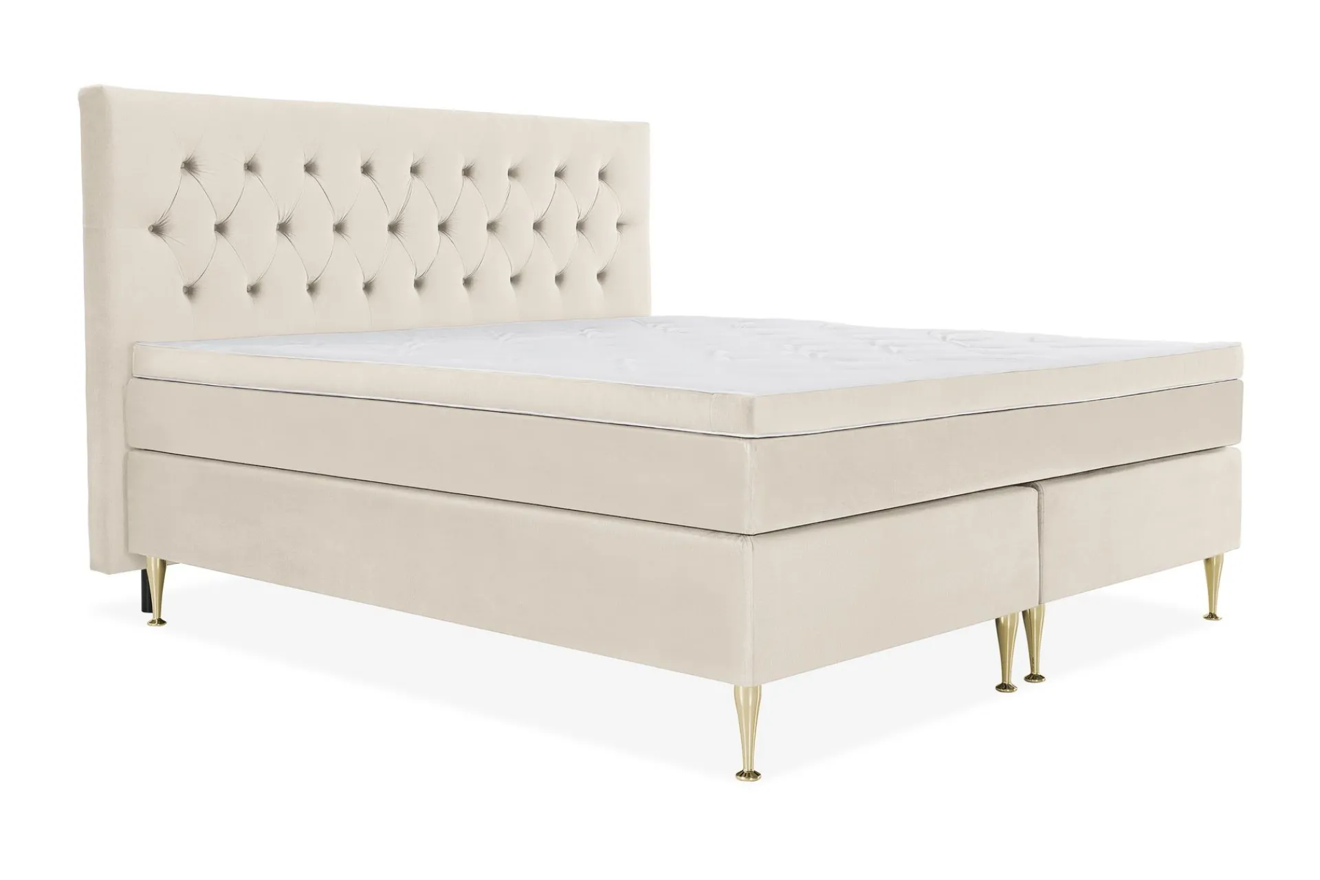 Kontinentalsenger-Royal Velvet Komplett Sengepakke210x210 cm Beige
