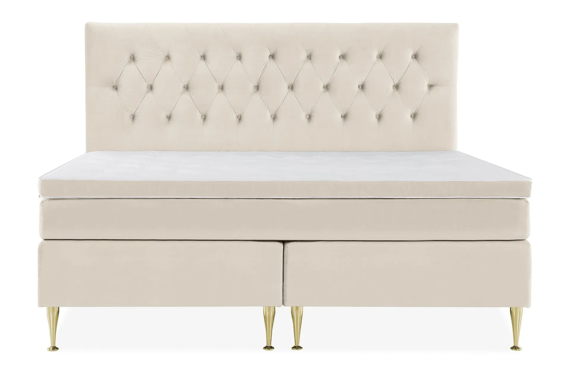 Kontinentalsenger-Royal Velvet Komplett Sengepakke210x210 cm Beige