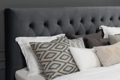 Sengetilbehør & Sengegavl-Royal Velvet Sengegavl 210 cm Svart