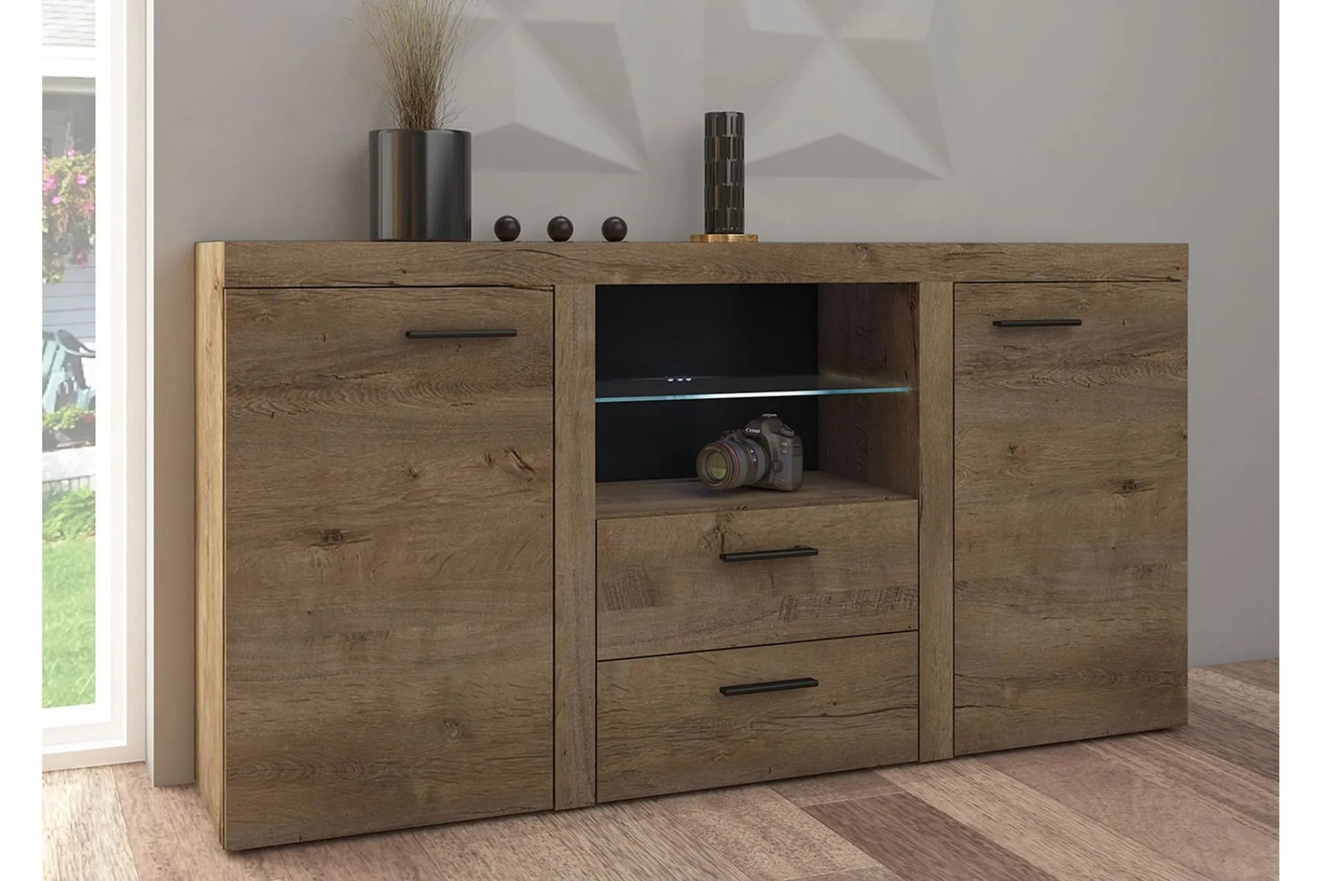 Concept 55 Sideboard & Skjenker-Rumba Skjenk 157x40x81 cm Tre/Natur