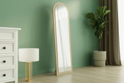 Helkroppsspeil-Rusele Veggspeil Buet 50 cm Beige
