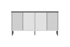 Gangbord|Avlastningsbord-Rynor Konsollbord 150 cm Hvit