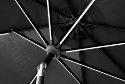 Venture Home Parasoller-Sabal Parasoll 270 cm med LED Svart