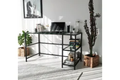 Sabani Skrivebord 130 cm med Oppbevaring 2 Hyller