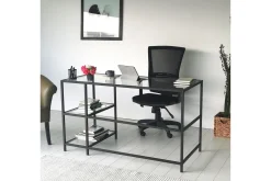 Sabani Skrivebord 130 cm med Oppbevaring 2 Hyller