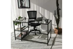 Sabani Skrivebord 130 cm med Oppbevaring 2 Hyller