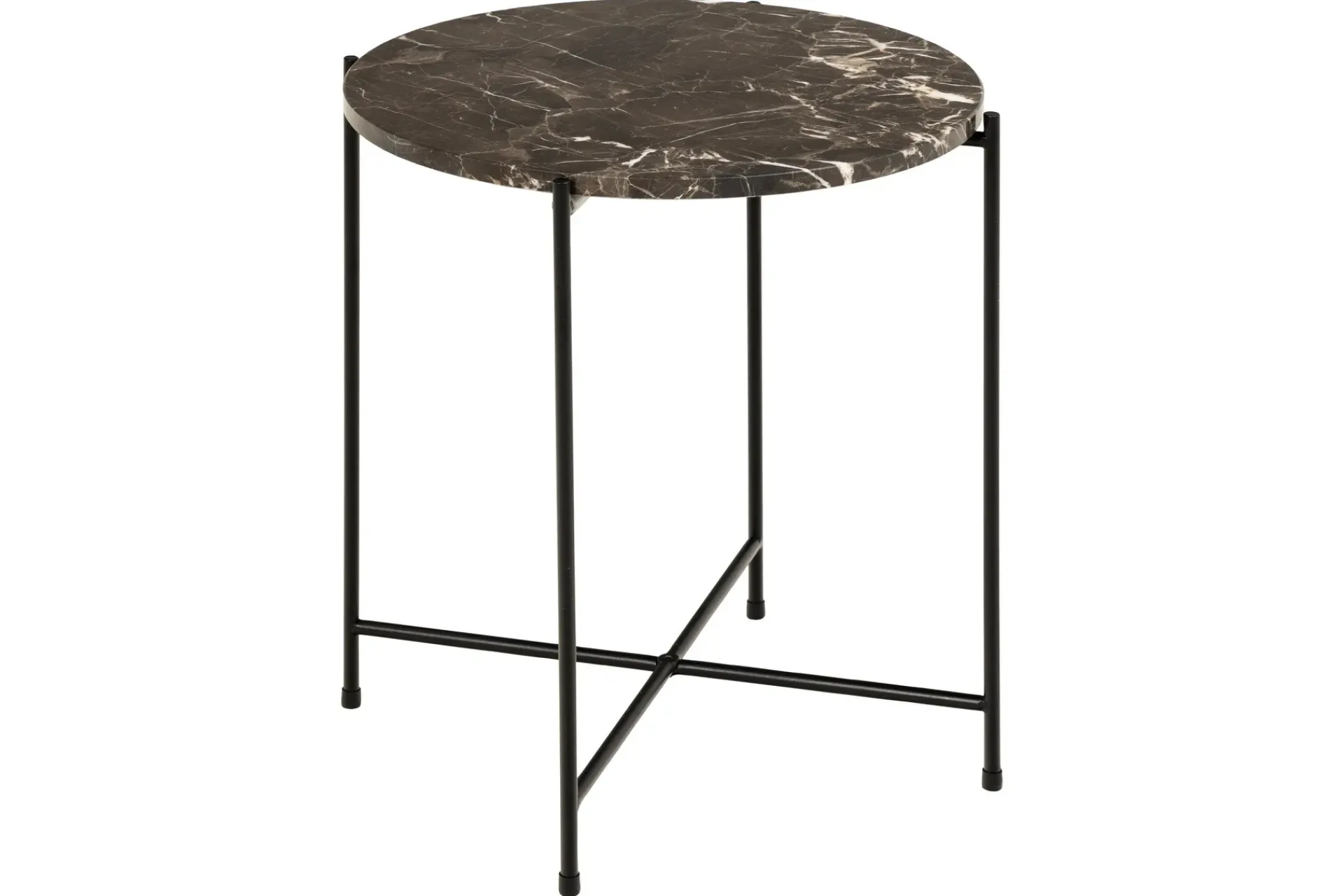 Avlastningsbord-Sakchan Sidebord 42 cm Rund Brun