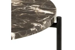 Avlastningsbord-Sakchan Sidebord 42 cm Rund Brun