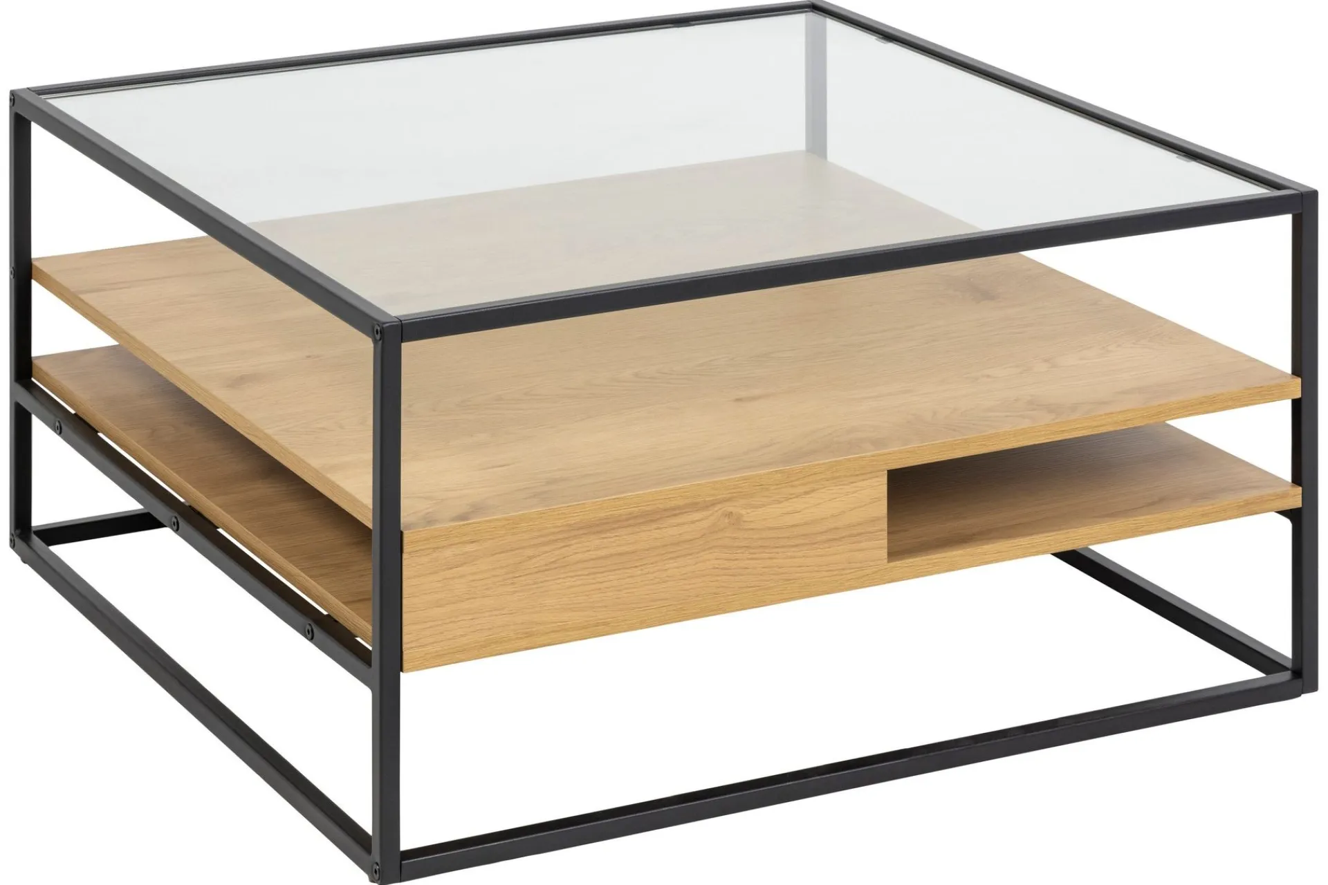 Sofabord-Sakila Sofabord 80x80 cm Klart