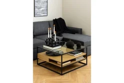 Sofabord-Sakila Sofabord 80x80 cm Klart
