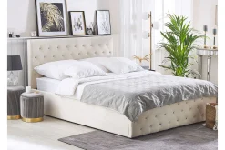 Sengeramme & Sengestamme|Seng Med Oppbevaring-Saleux Sengramme 180x200 cm Beige