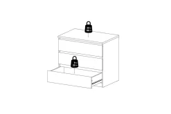 Tvilum Salomns Kommode 77 cm