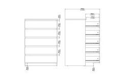Tvilum Salomns Kommode 77 cm