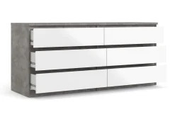Kommode|Gangoppbevaring-Salomns Kommode 50x154 cm Hvit,Grey