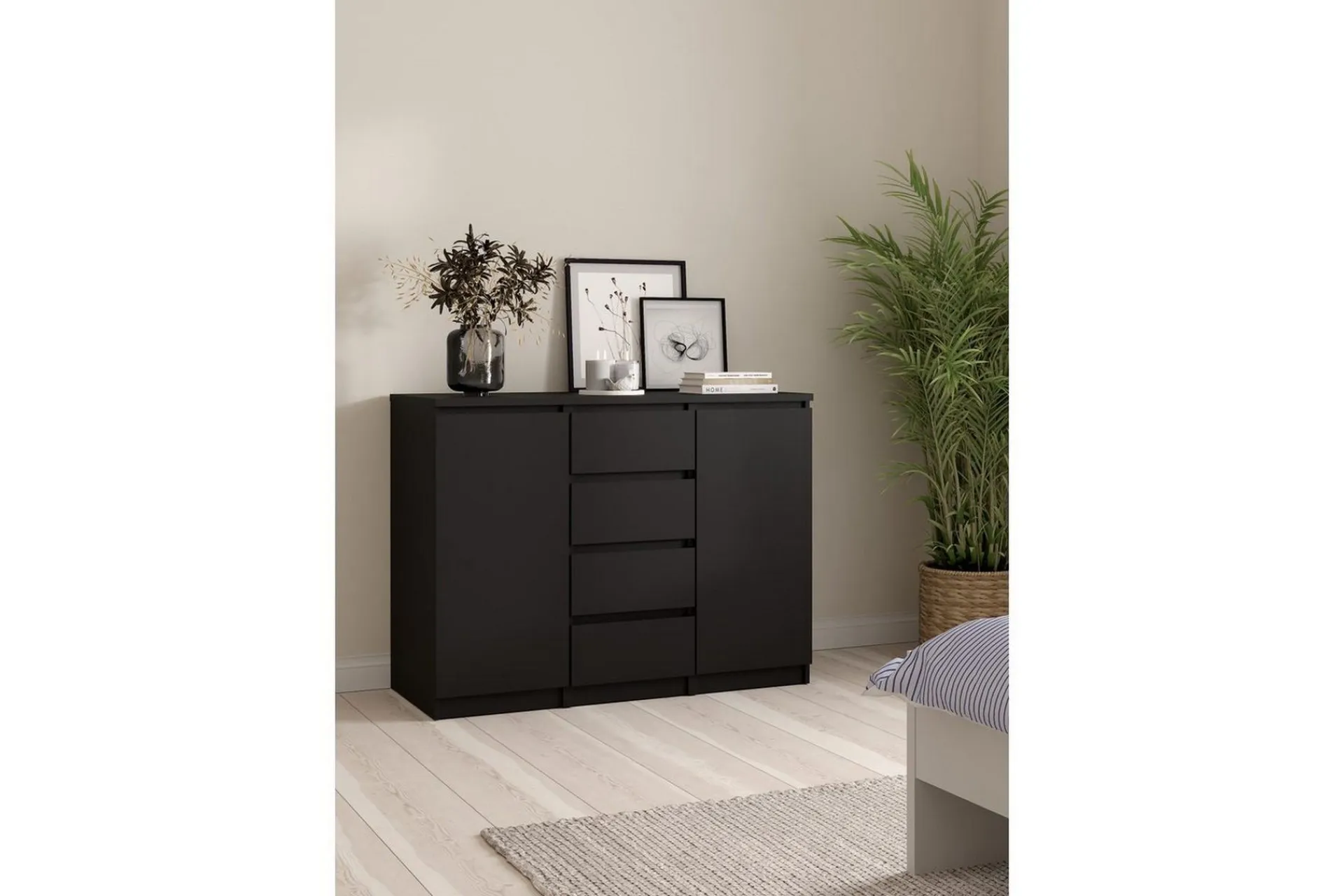 Tvilum Sideboard & Skjenker-Salomns Skjenk 120,8 cm Svart