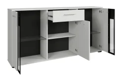 Gangoppbevaring|Kommode-Salsa kommode 140x40x80 cm Hvit