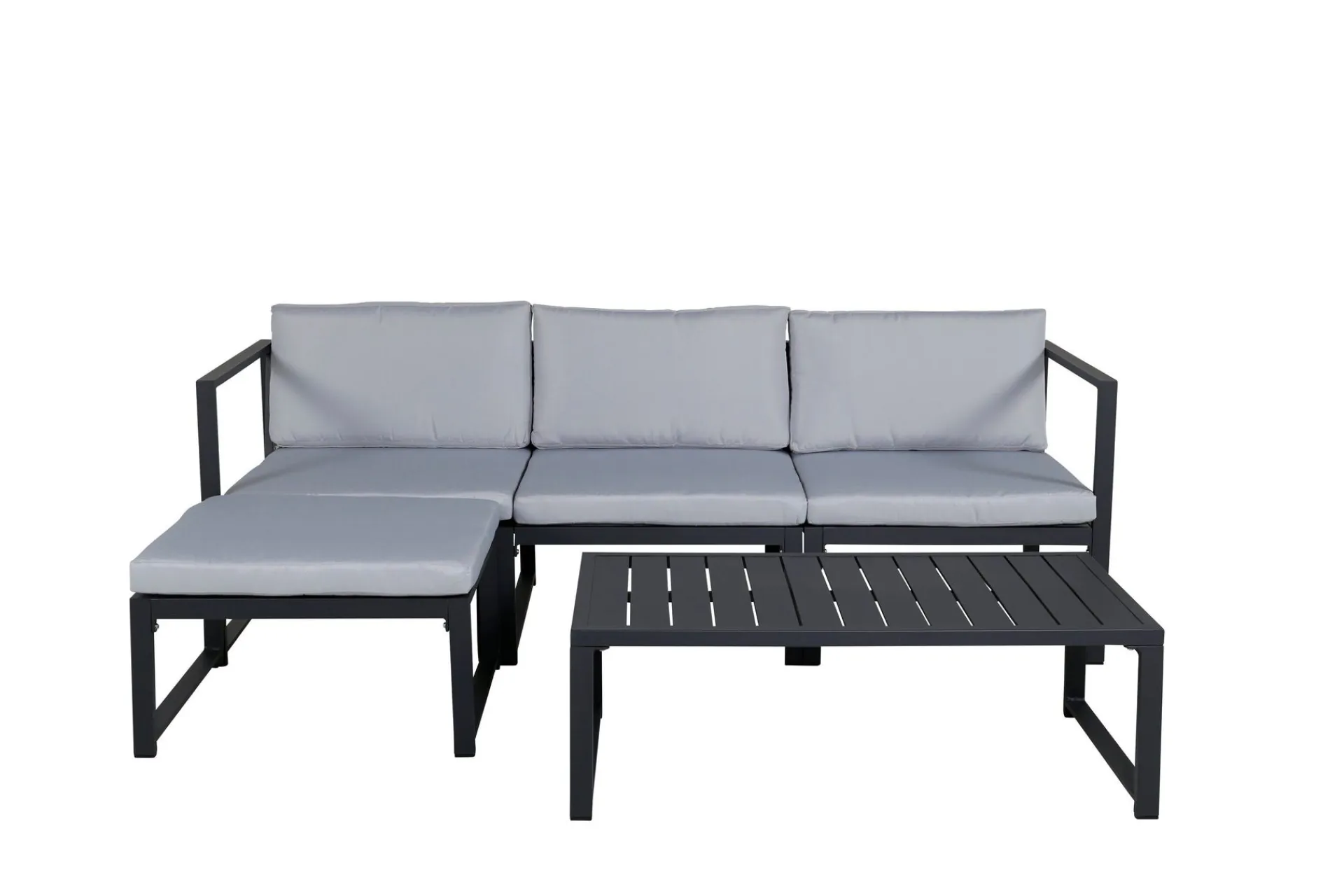 Venture Home Veranda & Terrasse|Loungesett-Salvador Loungegruppe Grå/Svart