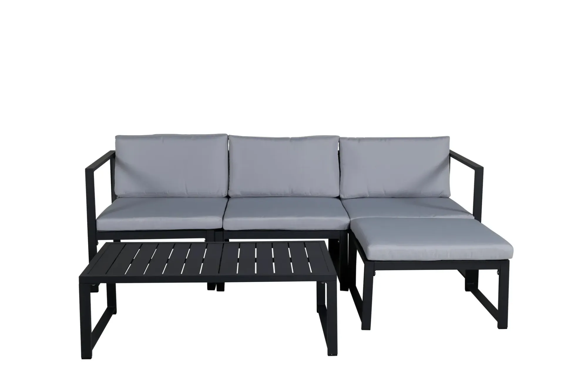 Venture Home Veranda & Terrasse|Loungesett-Salvador Loungegruppe Grå/Svart