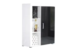 Samba Förvaringsskåp 90x35x114 cm Black