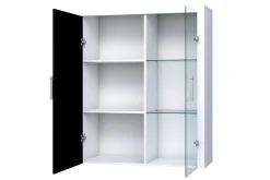 Vitrineskap|Skap-Samba Vitrineskap 90x35x111 cm Hvit