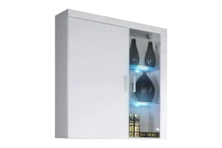 Vitrineskap|Skap-Samba Vitrineskap 90x35x111 cm Hvit